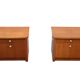 Set Art Deco nightstands Nutwood 1930s Holland