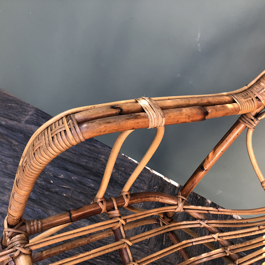 Vintage Italian bamboo chair