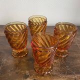 Baccarat amber glasses