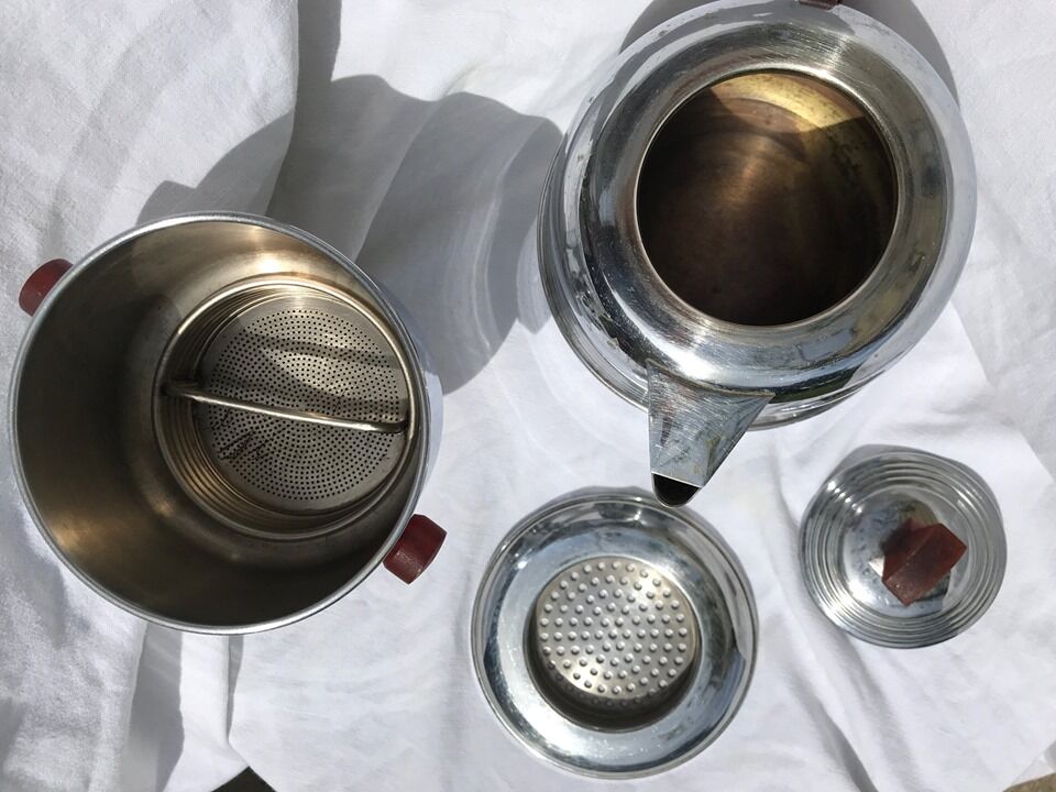 Old art deco coffee maker