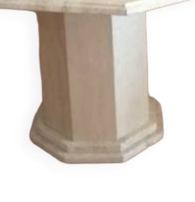 Table en travertin