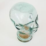 Vintage glass head
