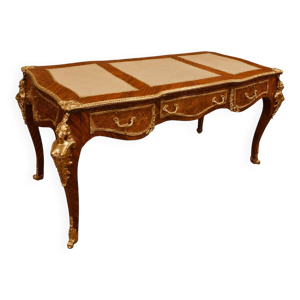 Grand bureau plat de - style louis