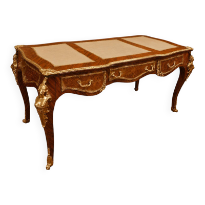 Grand bureau plat de style Louis XV
