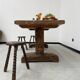 Monastery farmhouse table in oak 1900