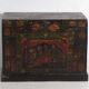 Antique chest painted in pine wood – China, around 1900