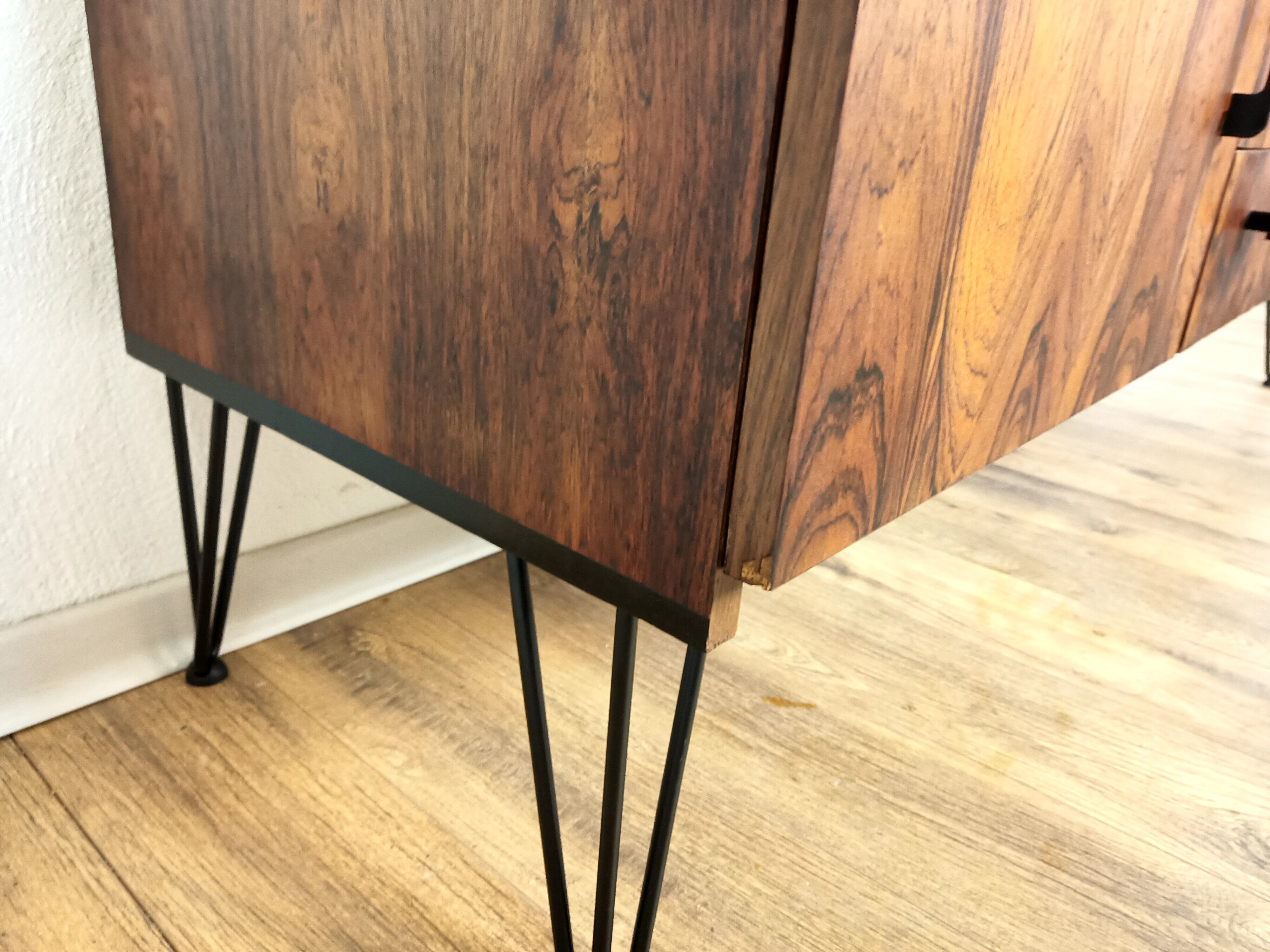 Scandinavian rosewood teak row