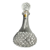 Cristal d'Arques carafe, Longchamps model, 1980s