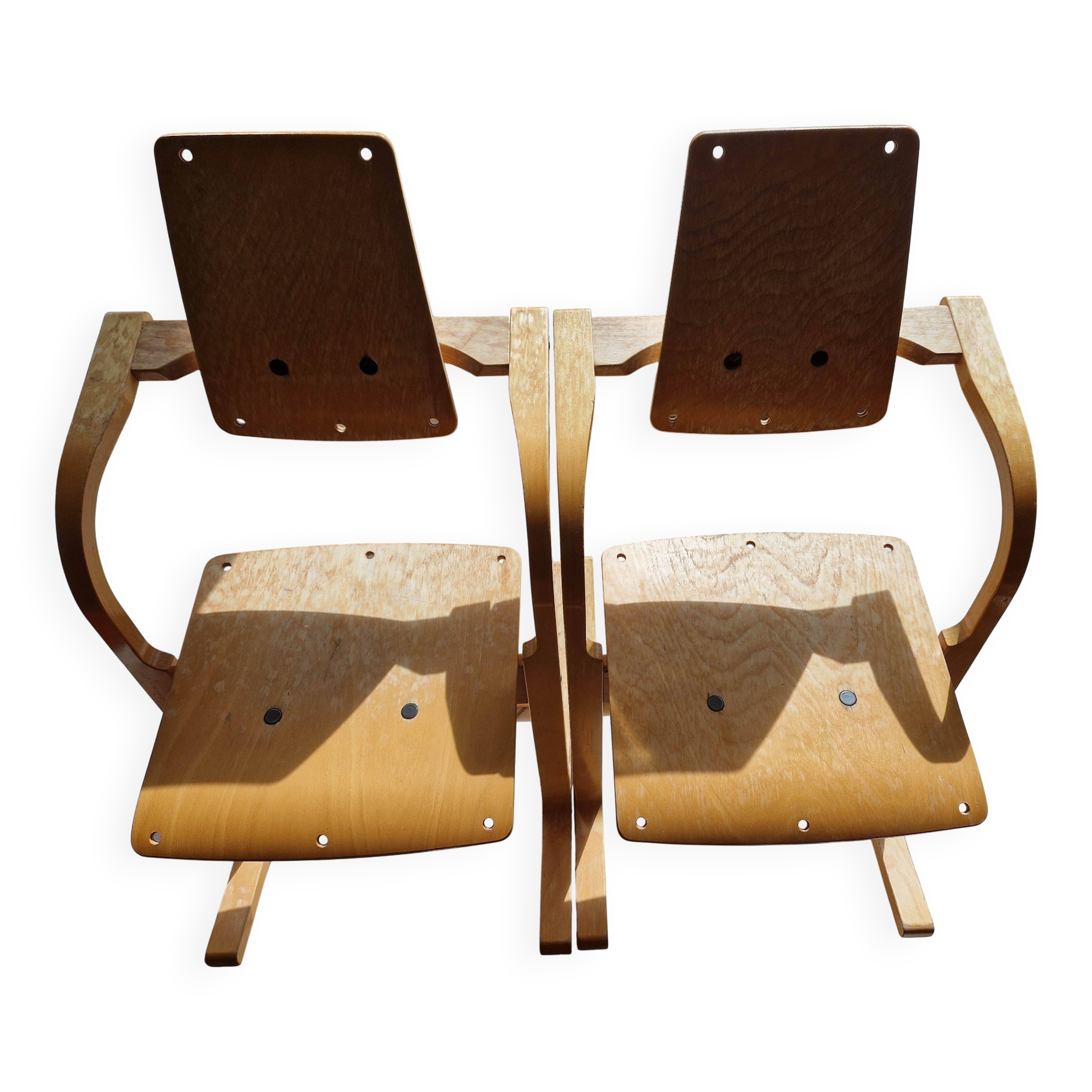Vends 2 chaises inclinables « Actulum » Stokke