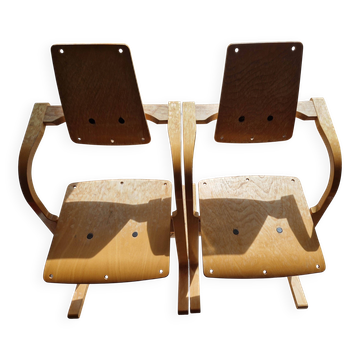 Vends 2 chaises inclinables « Actulum » Stokke