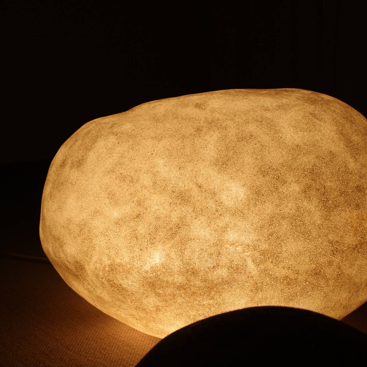 Pair of ‚Moon Rock Dora‘ Lamps by André Cazenave for Atelier A Paris
