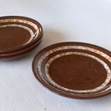 Set of 4 Digoin Sarreguemines "Mary" plates