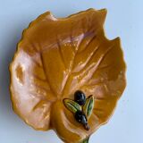 Empty pocket slurry ceramic enamelled ochre model vintage olives
