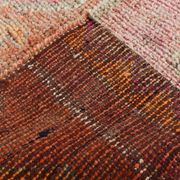 Pink & Orange Oriental Vintage Runner Rug, 101x301Cm