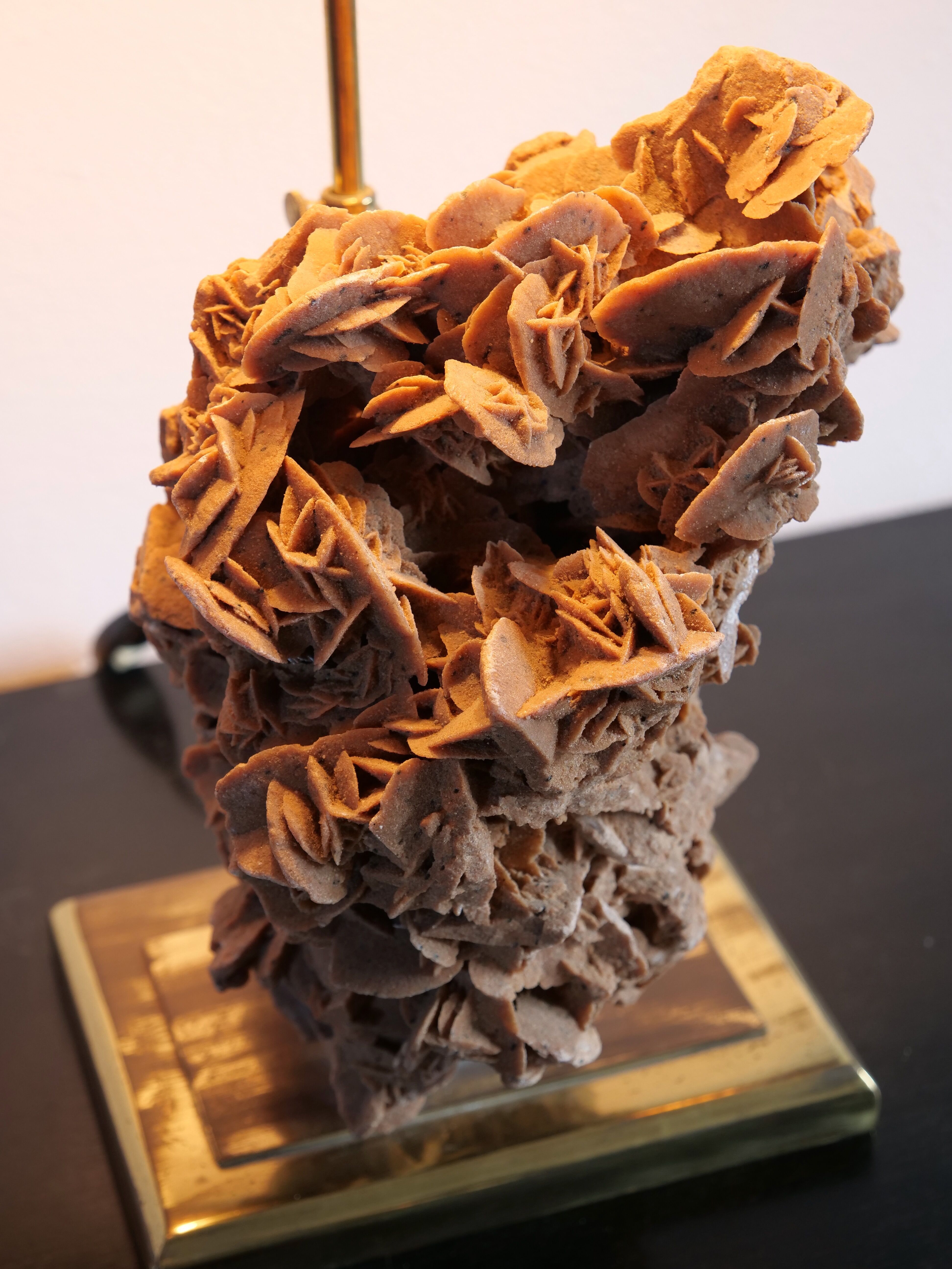 Pink atmosphere lamp of the sands 70's deco