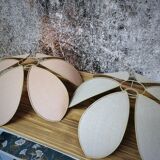 Set of 2 flower suspensions with petals