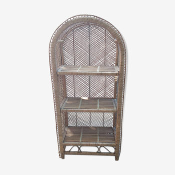 Etagere en rotin style Emmanuelle