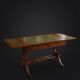 Regency-style writing desk / English style with lyre legs