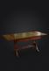 Bureau d'écriture style Regency / English style à piétement lyre