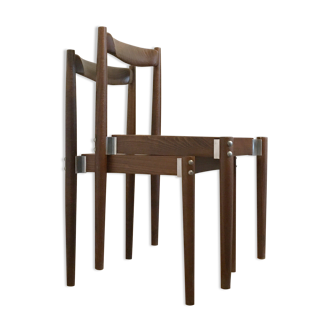 Paire de chaises du designer Miroslav Navratil années 70