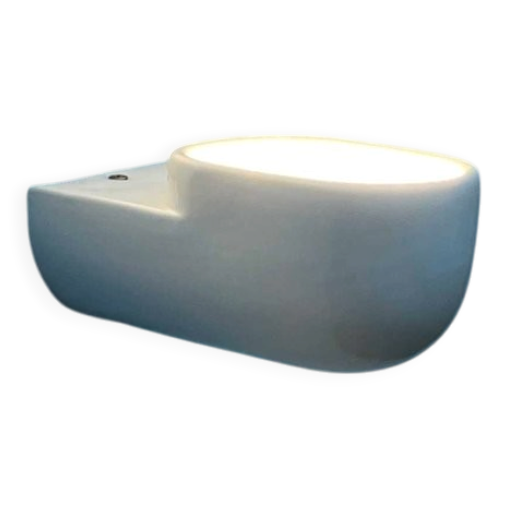 Pafo wall sconces from the Italian space age mid-century in ceramic by Ernesto Gismondi for Artemide, 1970s, set of 2.