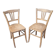 Pair of bistro chairs