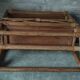 Vintage rattan shelf