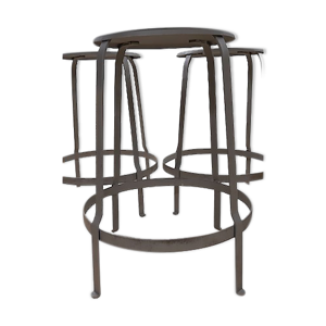 lot de 4 tabourets industriels