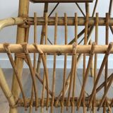 Rattan desk (a small chip on the magazine rack)