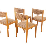 Series of 4 80s chairs