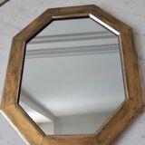 Vintage gilded wood mirror