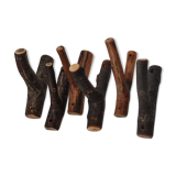 6 Hooks in walnut and apricot branches