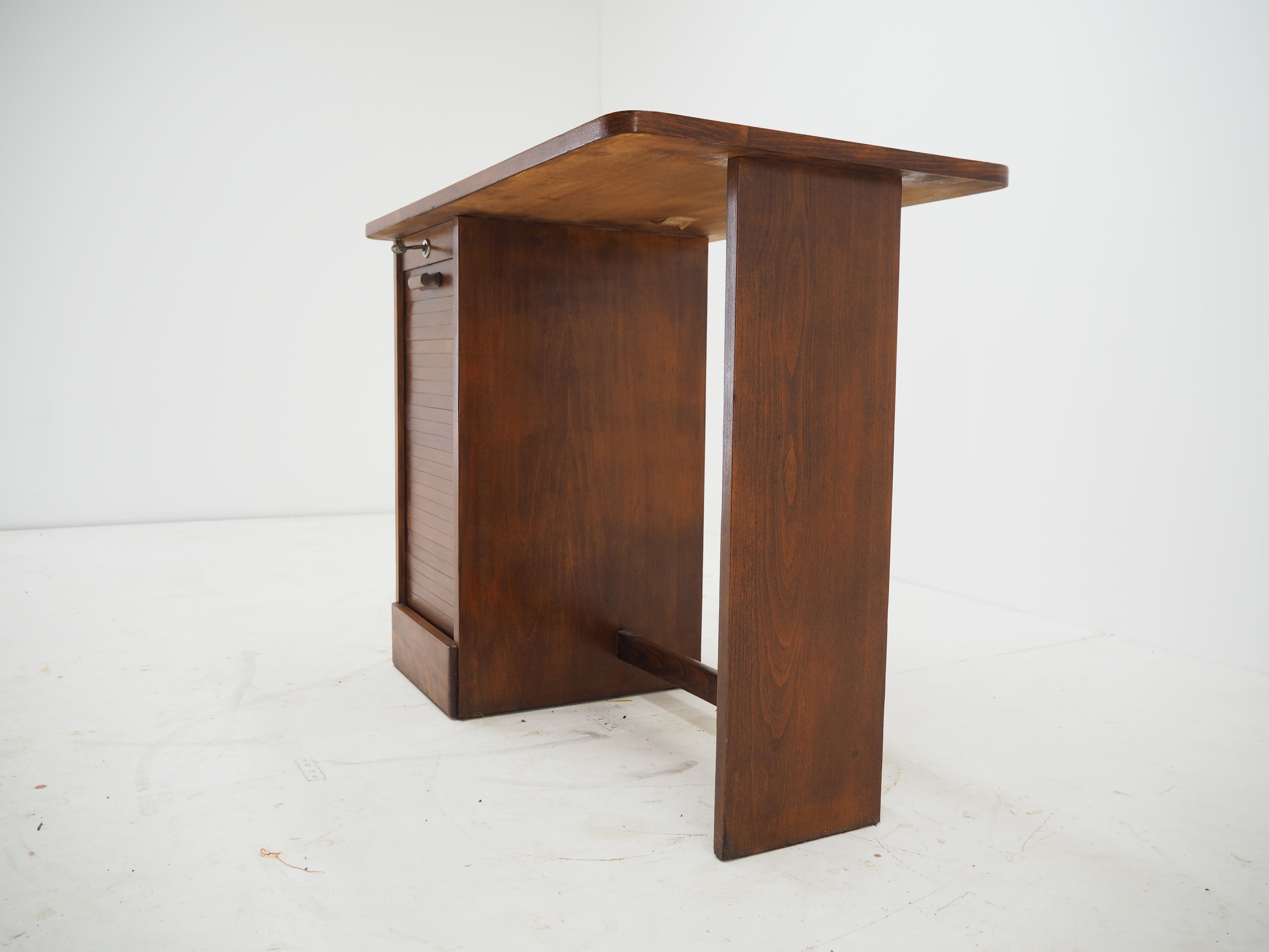 Midcentury Free Standing Roller Working Desk, Table, Czechoslovakia, the 1960s