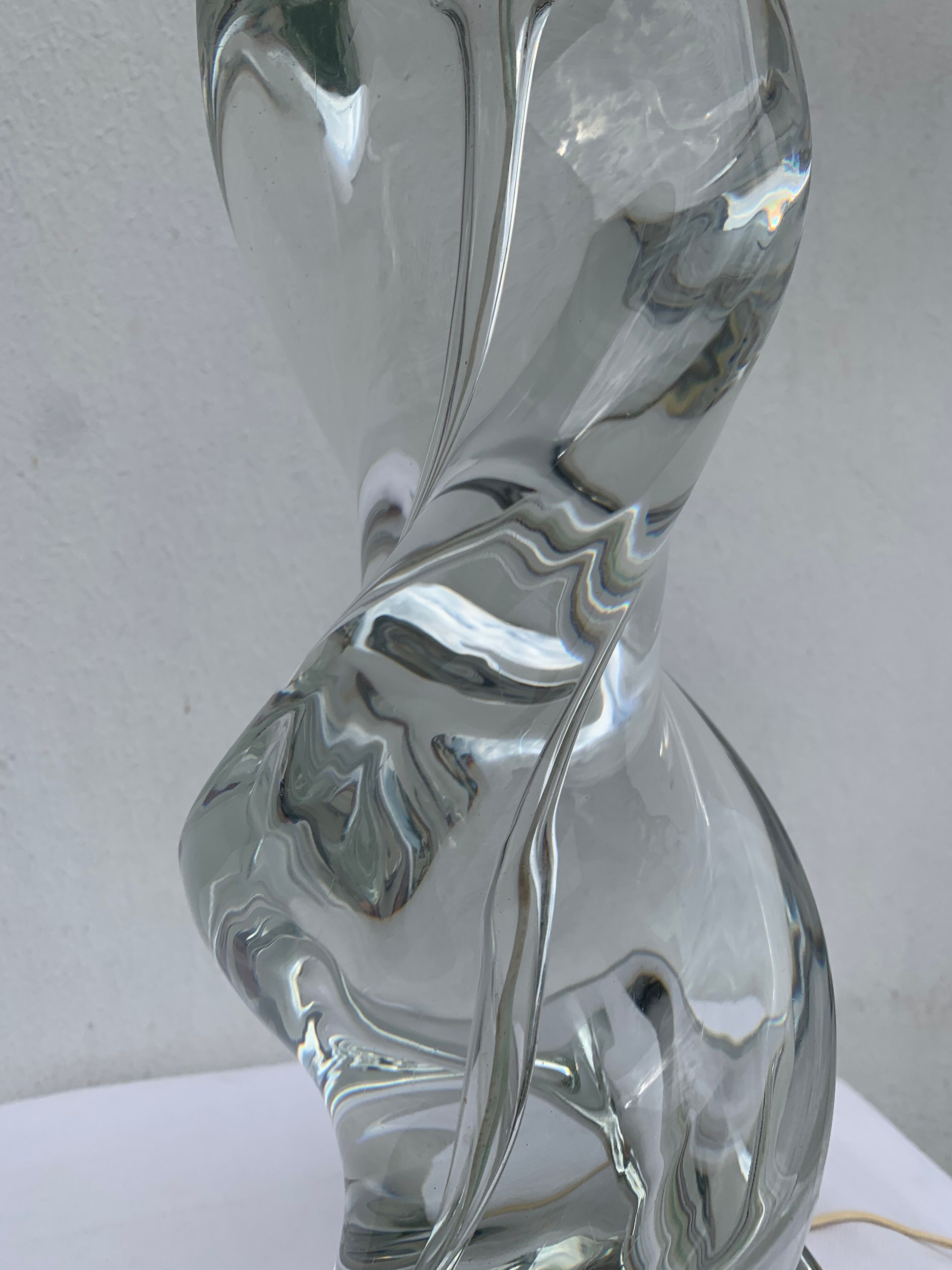 Sèvres crystal lamp foot