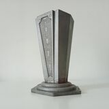 Old art deco vase in cast aluminum