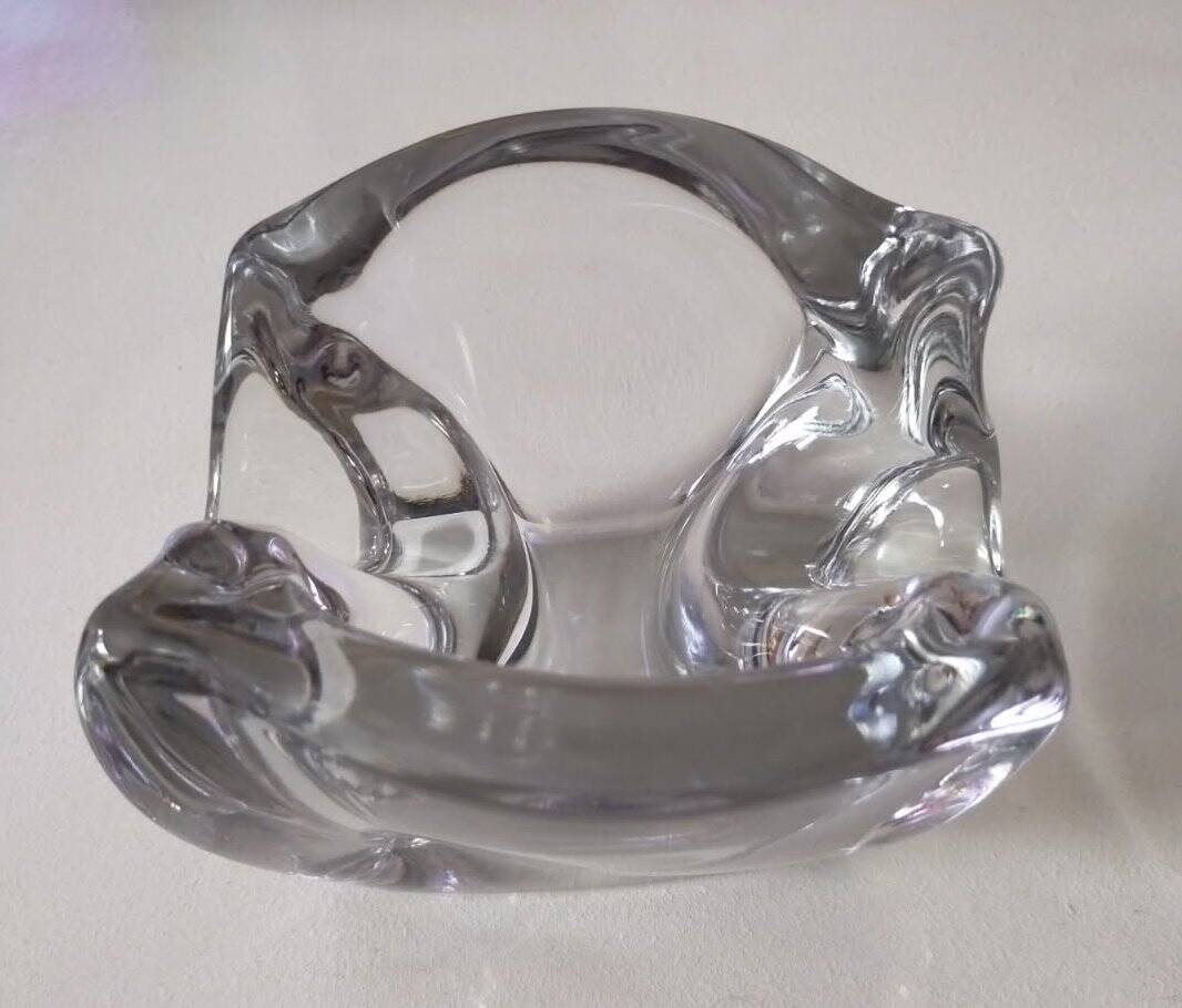 Crystal cigar ashtray