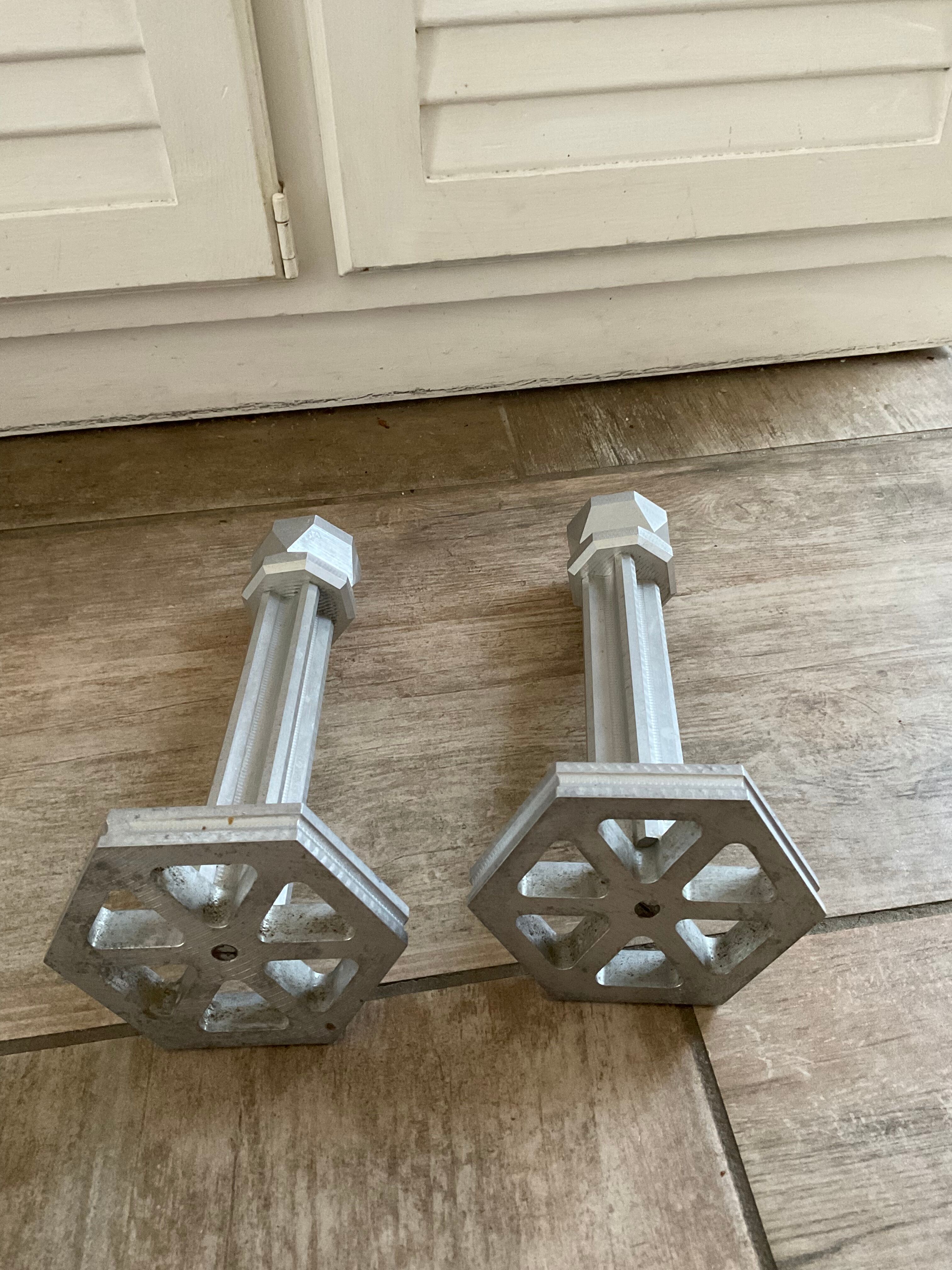 Pair candle holders