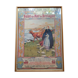 Framed poster