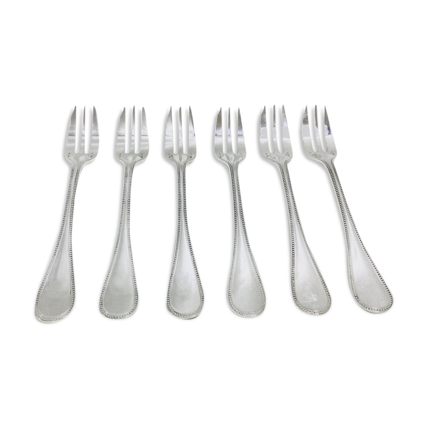 Christofle pearl cake forks
