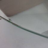 Italian rosewood and glass coffee table, 1960s