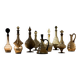 Art Deco Collection of 10 Sculptural Carafes Sweden 1920s