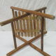 Vintage foldable fishing stool