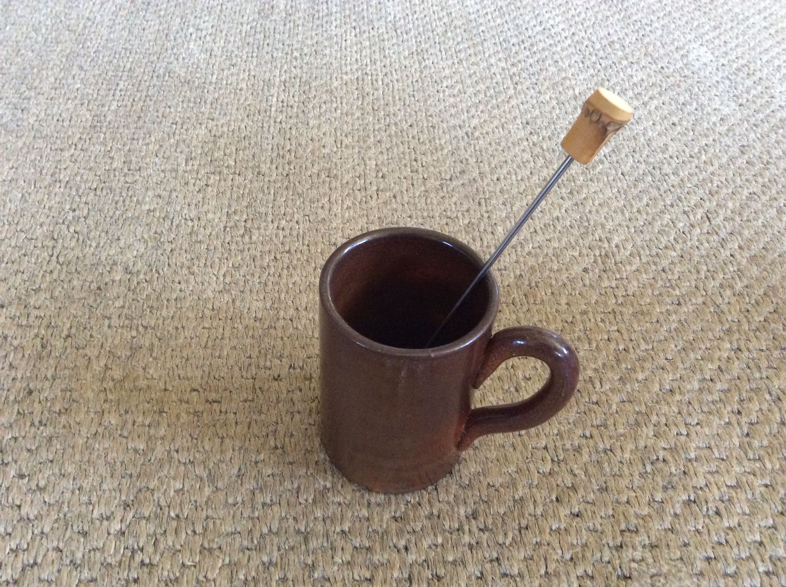 Series of 7 bamboo spoons