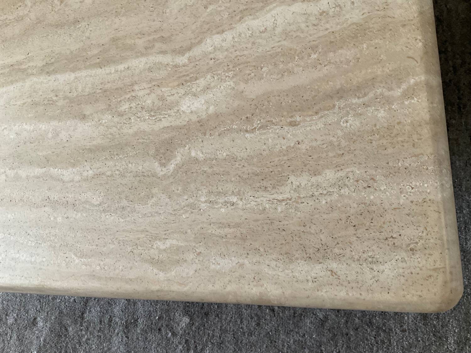 70s Travertine Coffee Table