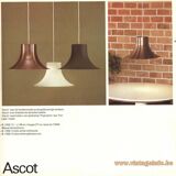 3 "Ascot" pendant lights by RAAK Amsterdam, 1960s
