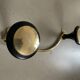 Old double golden coat hook
