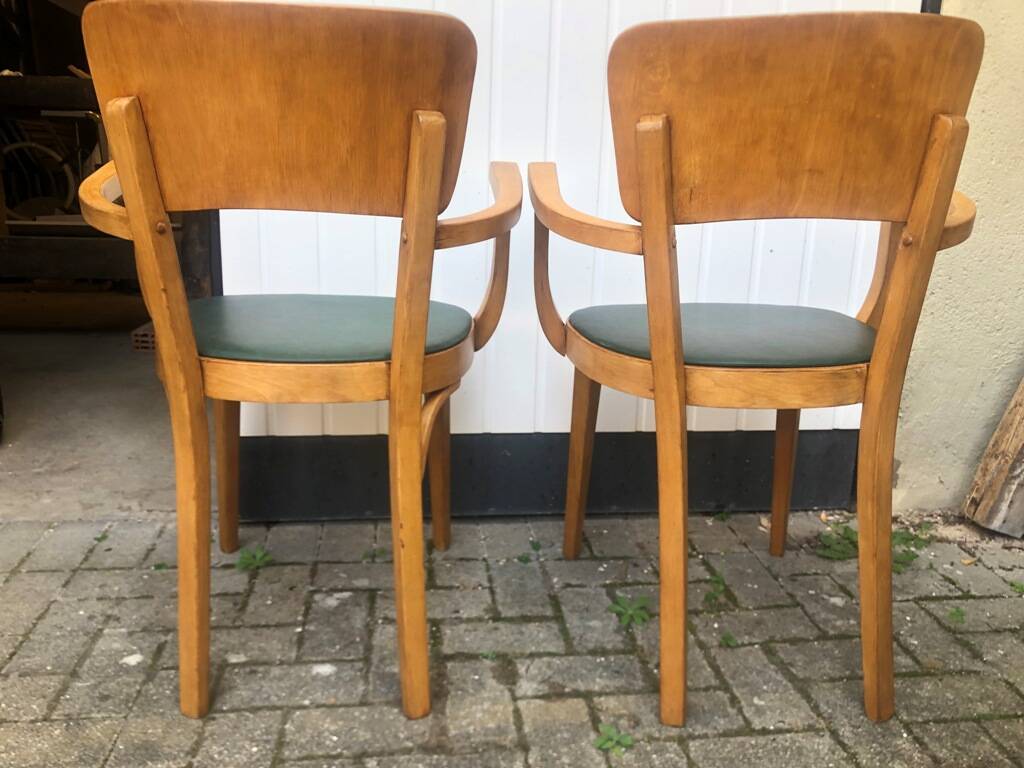 2 60s Baumann armchairs