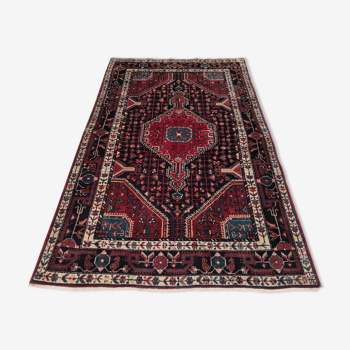 Handmade hamadan persian carpet 214x137cm