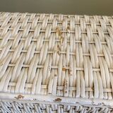 Woven rattan basket