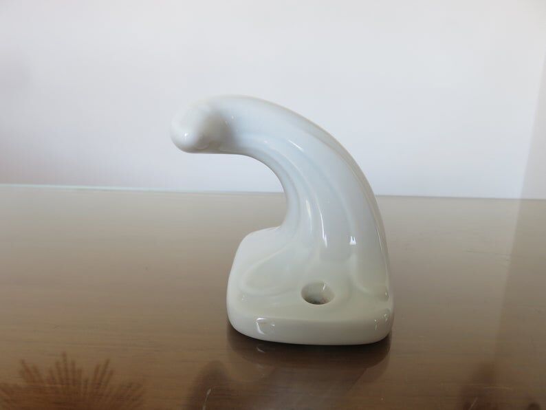 White porcelain patère art deco 30 40